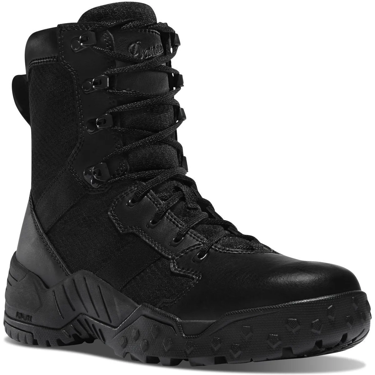 Danner Men's Scorch 8" Side Zipper Duty Boot -Black- 25732