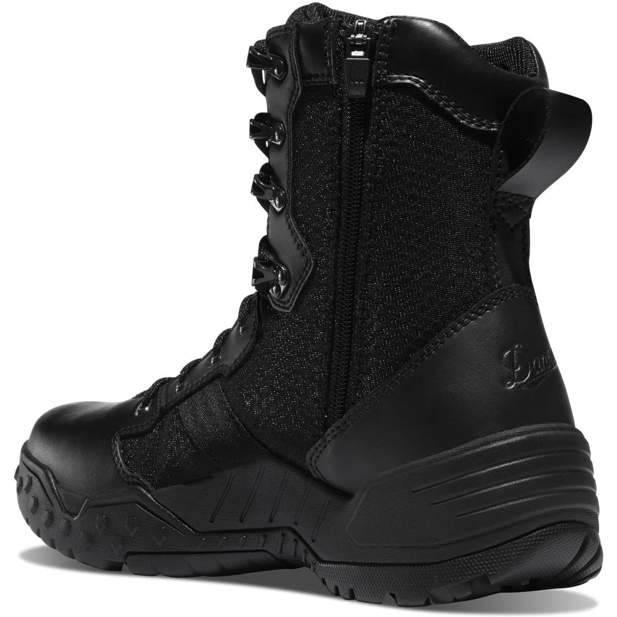 Danner Men's Scorch 8" Side Zipper Duty Boot -Black- 25732