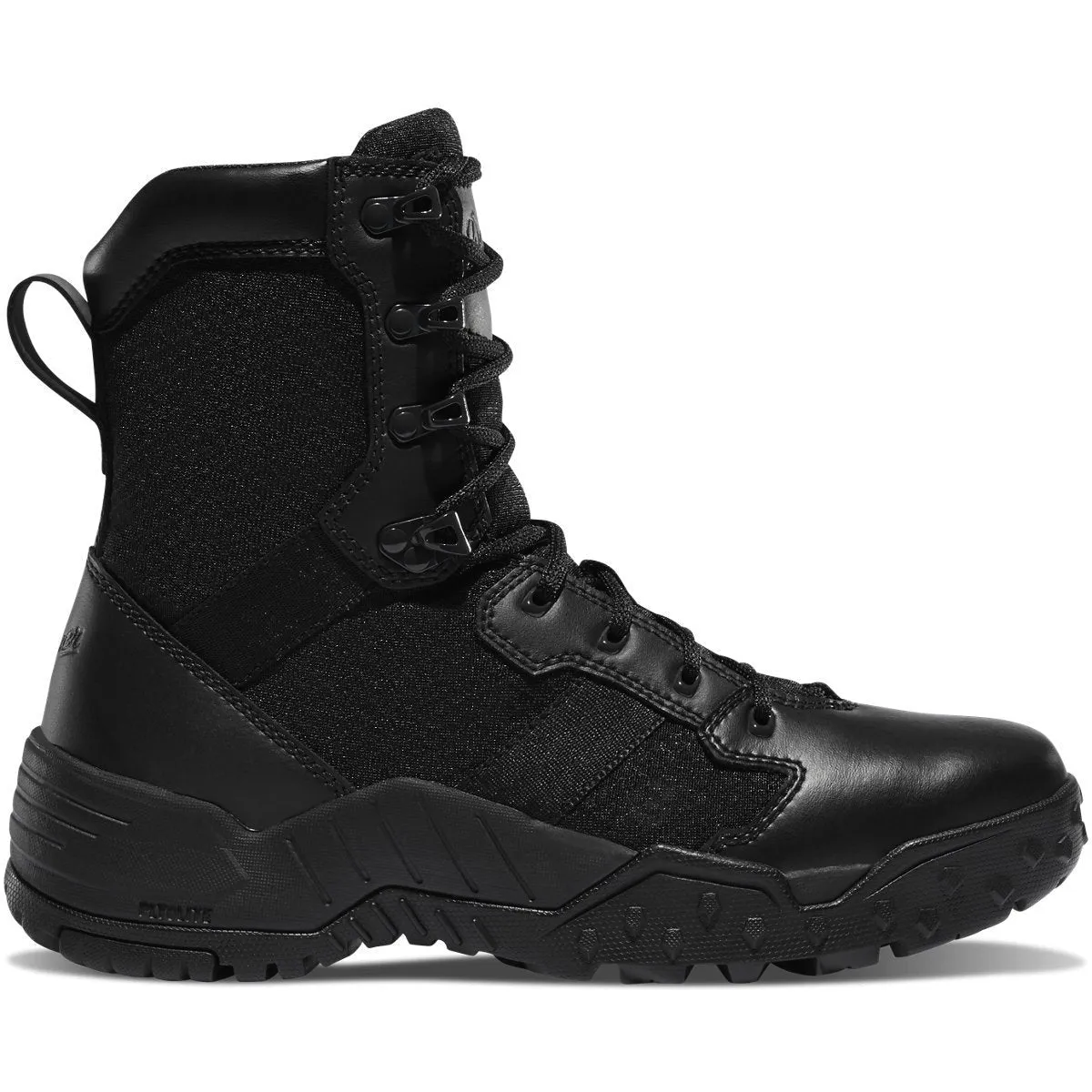 Danner Men's Scorch 8" Side Zipper Duty Boot -Black- 25732