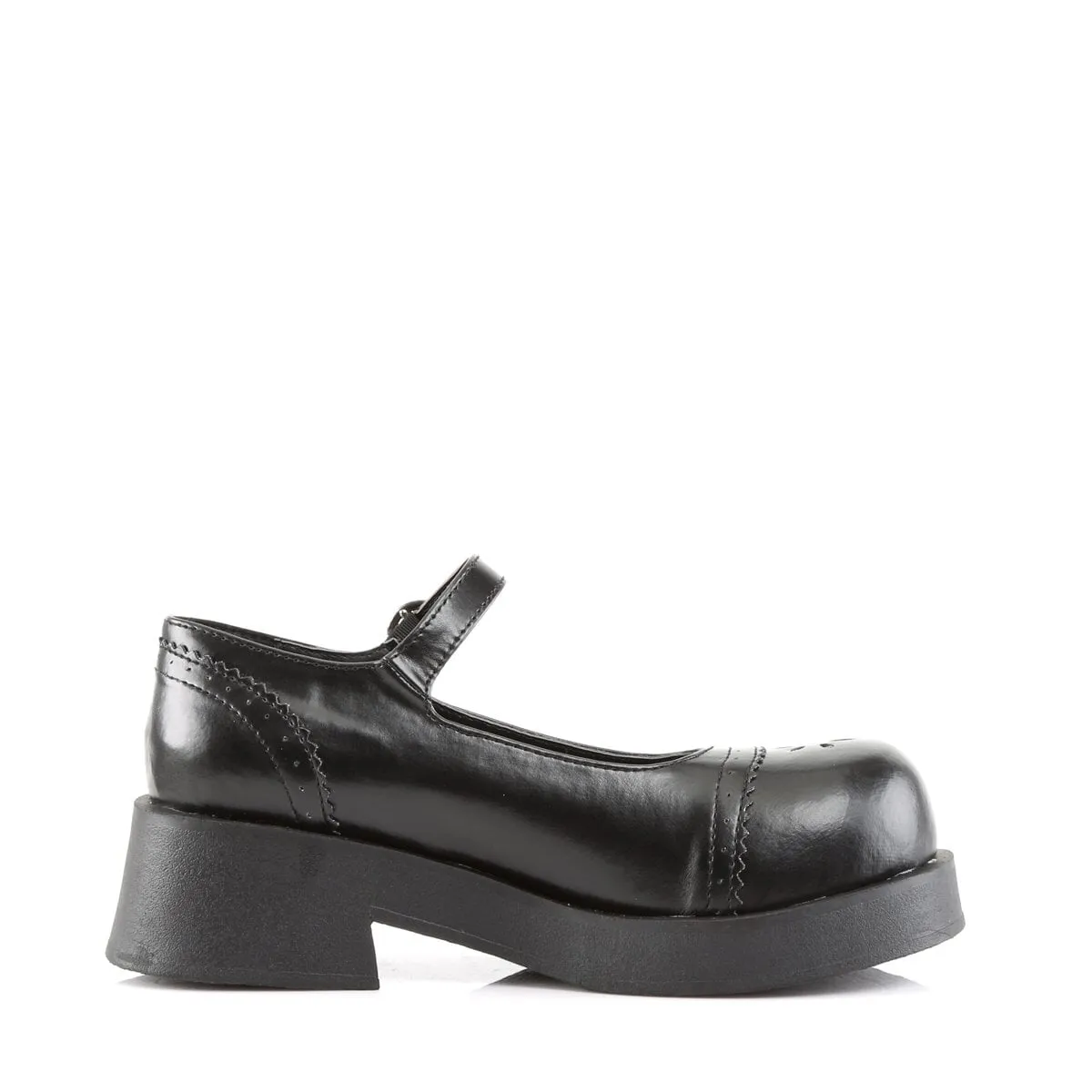 Demonia Crux-07-Black-Size 7-Clearance