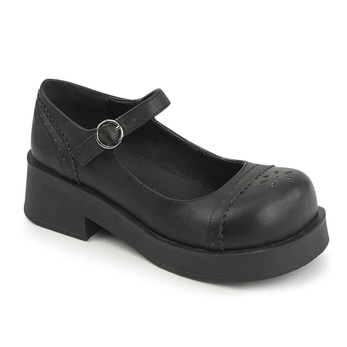 Demonia Crux-07-Black-Size 7-Clearance