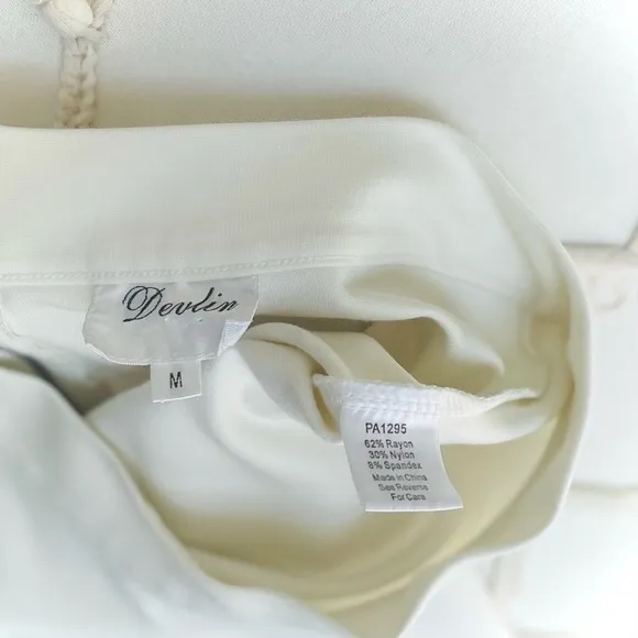 DEVLIN | M | High Low Skater High Waisted A-line Flare Flounce Zipper Skirt NWOT