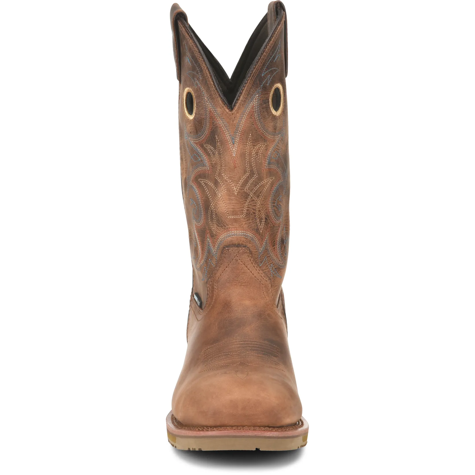 Double H Men's Roy 12" Composite Toe Waterproof Western Work Boot - Brown - DH5246
