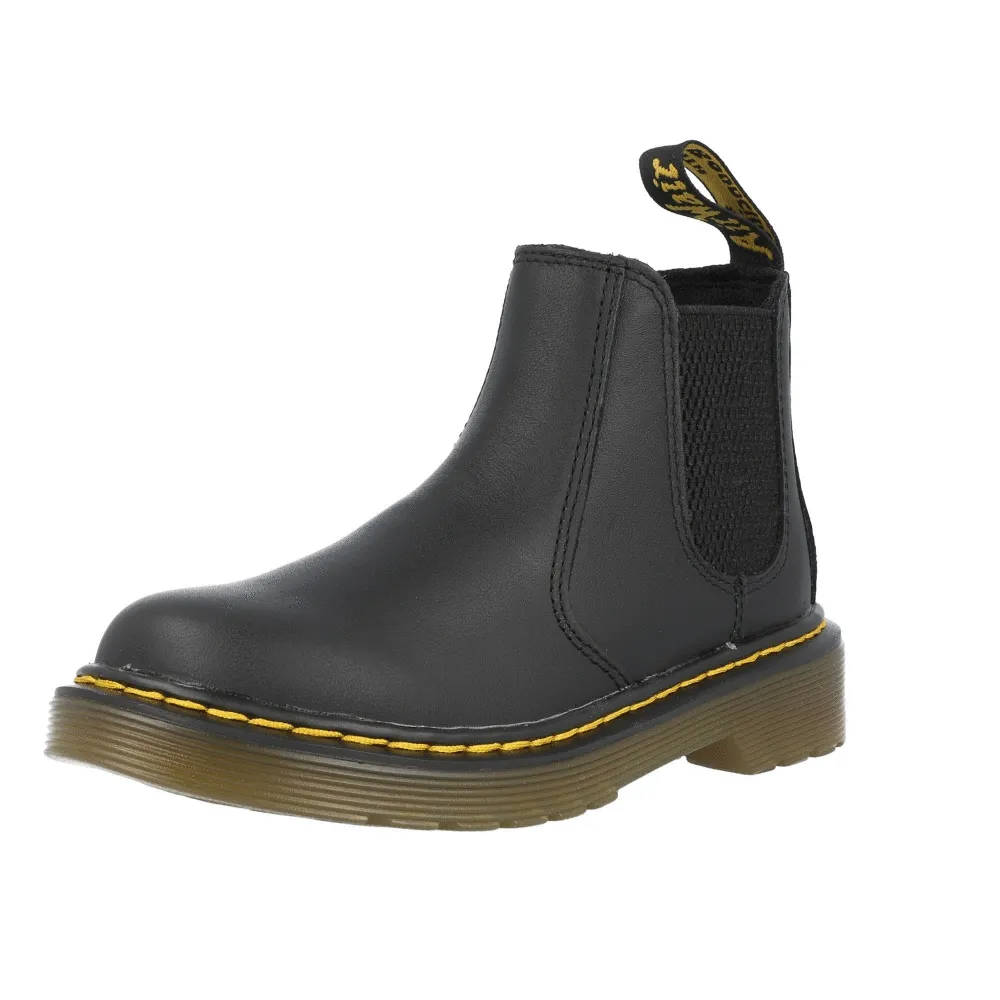 Dr Martens 2976 J Black Chelsea Boots for Kids