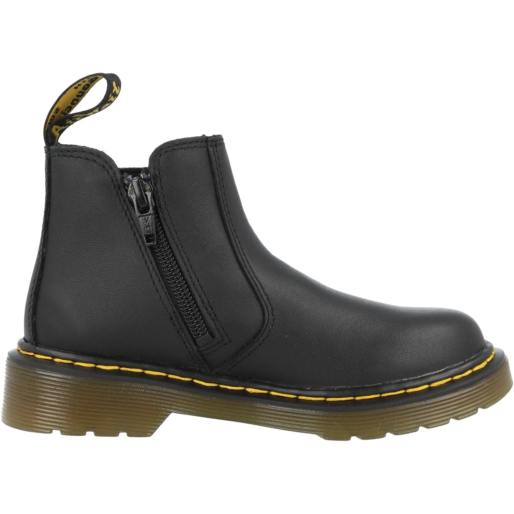 Dr Martens 2976 J Black Chelsea Boots for Kids