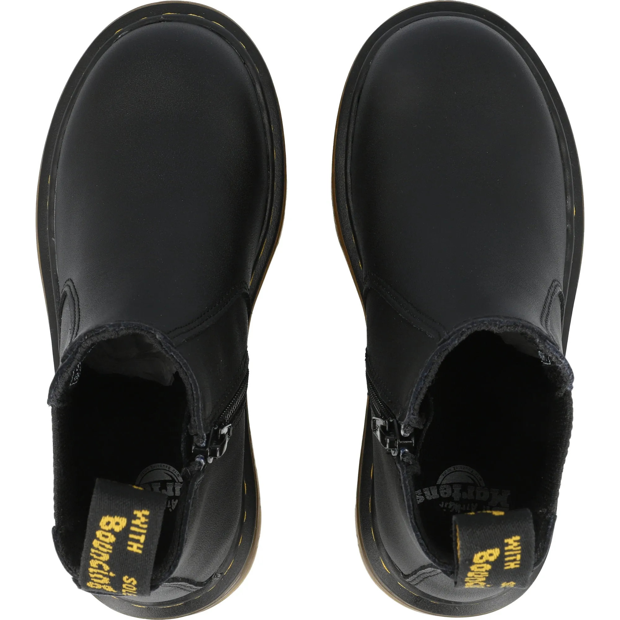 Dr Martens 2976 J Black Chelsea Boots for Kids