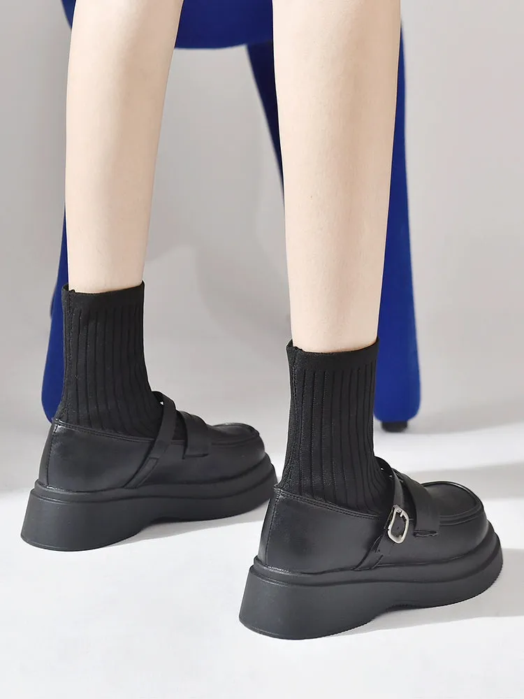 Dr. Martens Boots Women's Thick Sole Knitted Ins Trendy Fried Street Socks