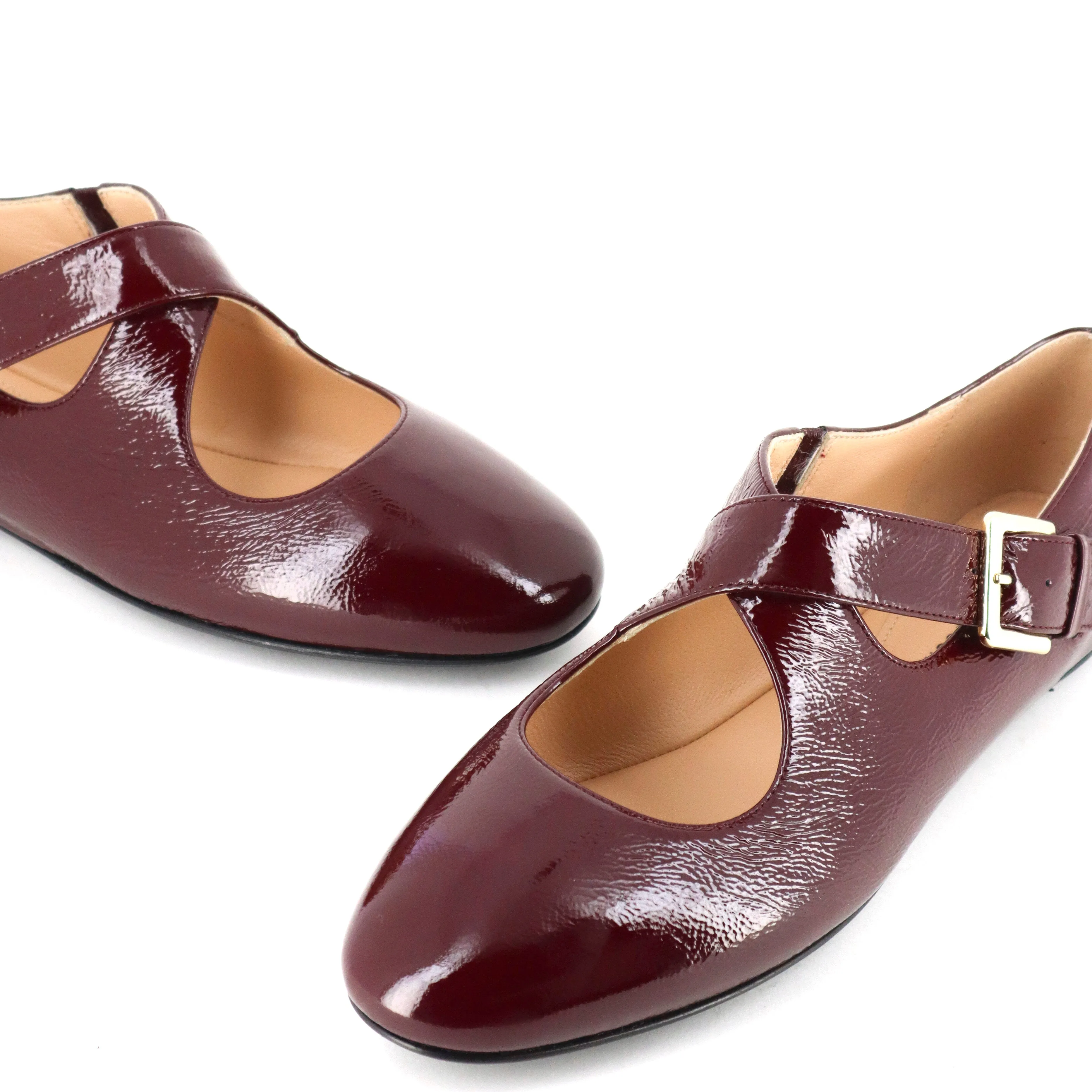 Ella Patent Bordeaux