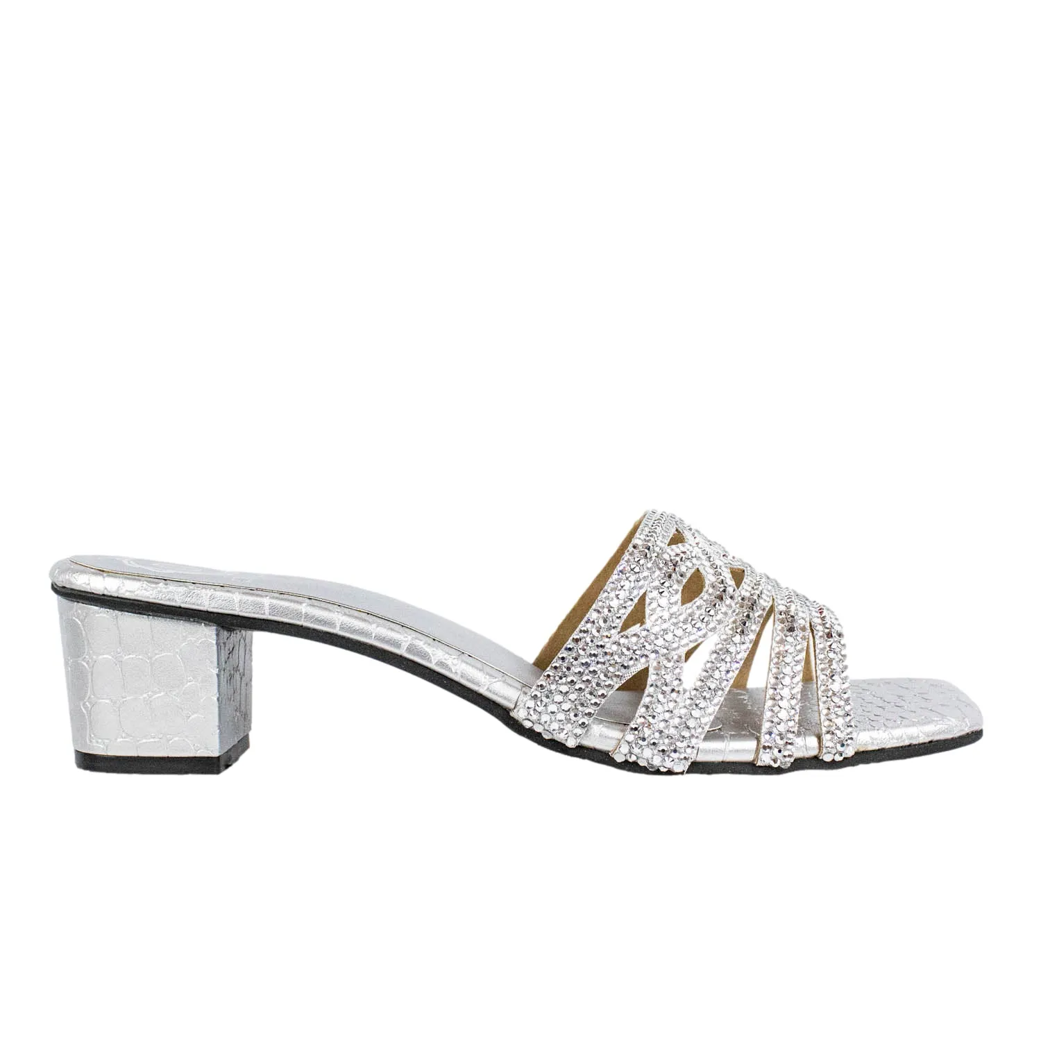Faryal Heels S86H - Silver