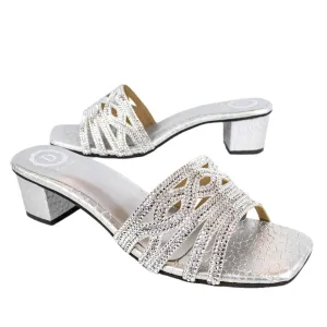 Faryal Heels S86H - Silver