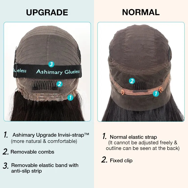Flash Sale Cozy Invisi Strap Snug Fit for 360 Skin Lace Frontal Pre-cut & Pre-bleached Human Hair Wig