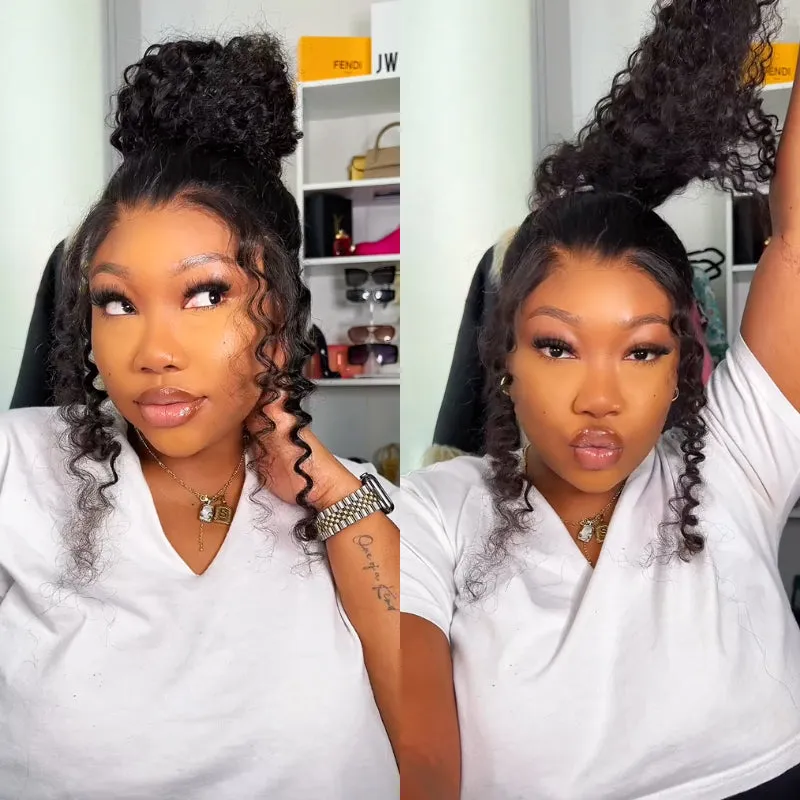 Flash Sale Cozy Invisi Strap Snug Fit for 360 Skin Lace Frontal Pre-cut & Pre-bleached Human Hair Wig