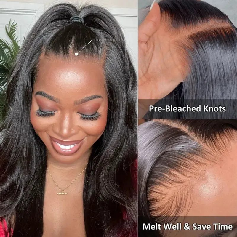 Flash Sale Cozy Invisi Strap Snug Fit for 360 Skin Lace Frontal Pre-cut & Pre-bleached Human Hair Wig