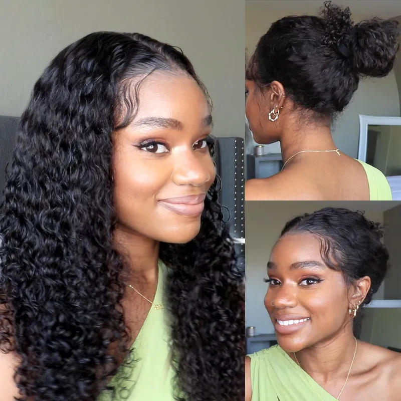 Flash Sale Cozy Invisi Strap Snug Fit for 360 Skin Lace Frontal Pre-cut & Pre-bleached Human Hair Wig