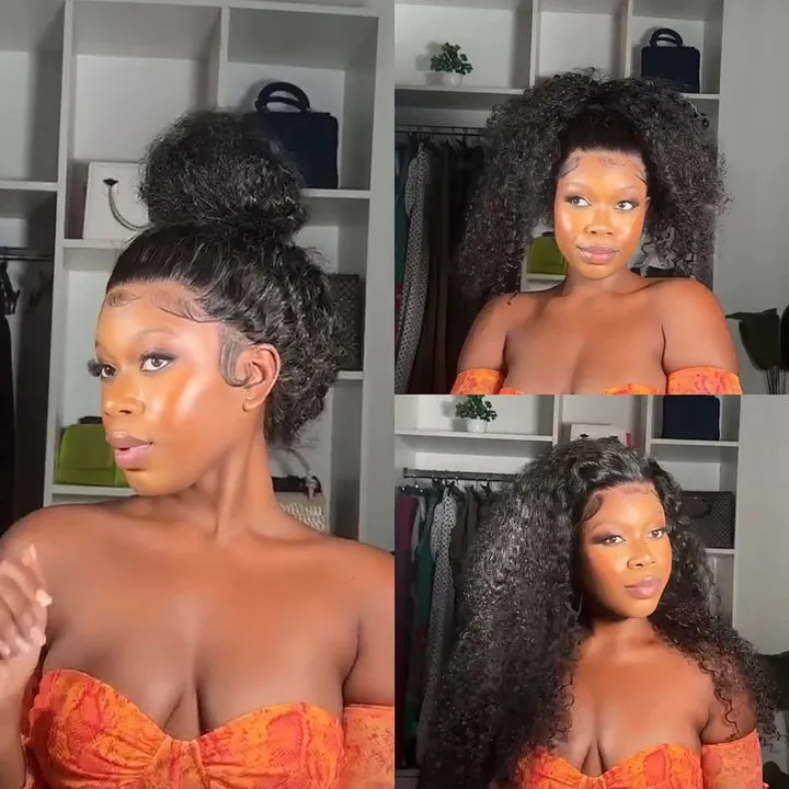 Flash Sale Cozy Invisi Strap Snug Fit for 360 Skin Lace Frontal Pre-cut & Pre-bleached Human Hair Wig