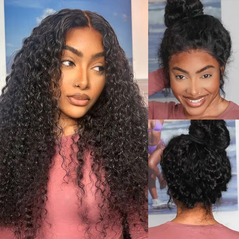 Flash Sale Cozy Invisi Strap Snug Fit for 360 Skin Lace Frontal Pre-cut & Pre-bleached Human Hair Wig