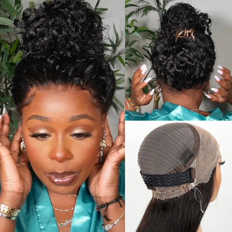 Flash Sale Cozy Invisi Strap Snug Fit for 360 Skin Lace Frontal Pre-cut & Pre-bleached Human Hair Wig