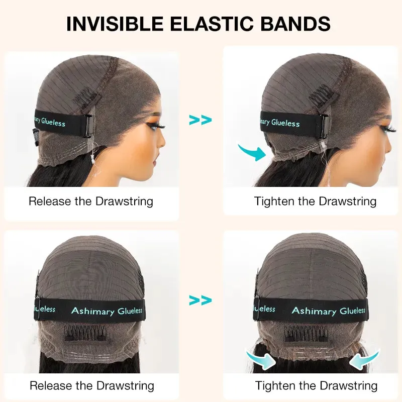 Flash Sale Cozy Invisi Strap Snug Fit for 360 Skin Lace Frontal Pre-cut & Pre-bleached Human Hair Wig
