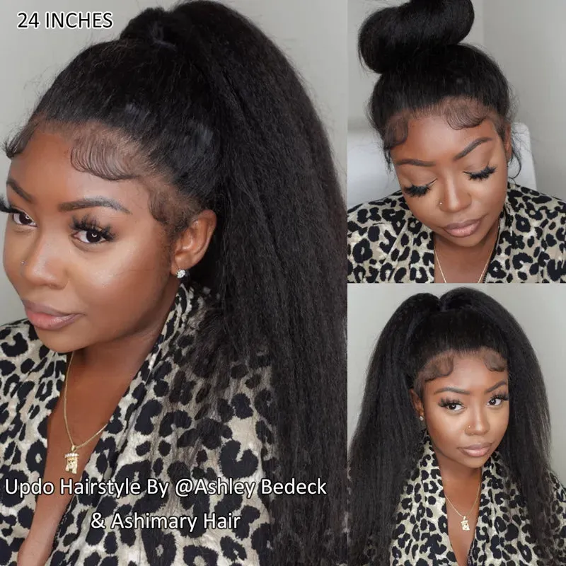Flash Sale Cozy Invisi Strap Snug Fit for 360 Skin Lace Frontal Pre-cut & Pre-bleached Human Hair Wig