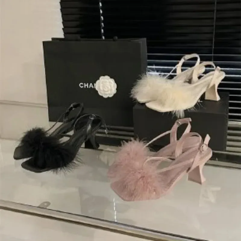 Flip Flops Platform Fashion Womens Shoes  Female Sandal Clear Heels