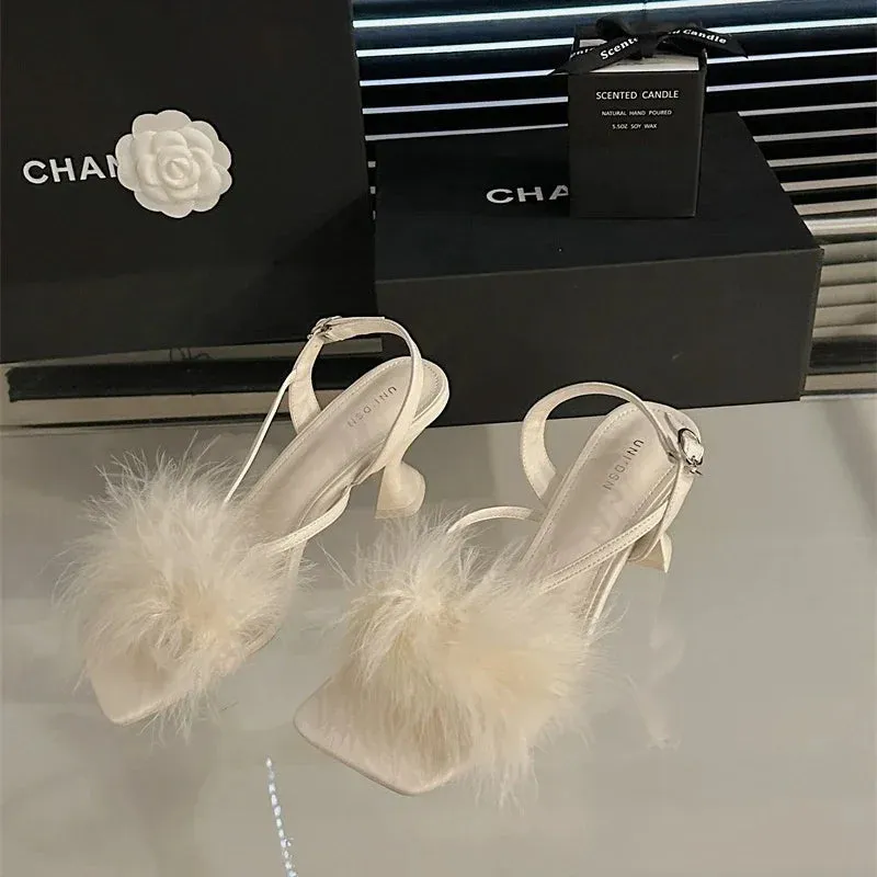 Flip Flops Platform Fashion Womens Shoes  Female Sandal Clear Heels