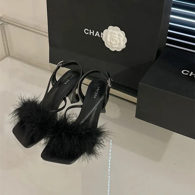 Flip Flops Platform Fashion Womens Shoes  Female Sandal Clear Heels