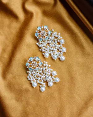 Floral Pearl Earrings
