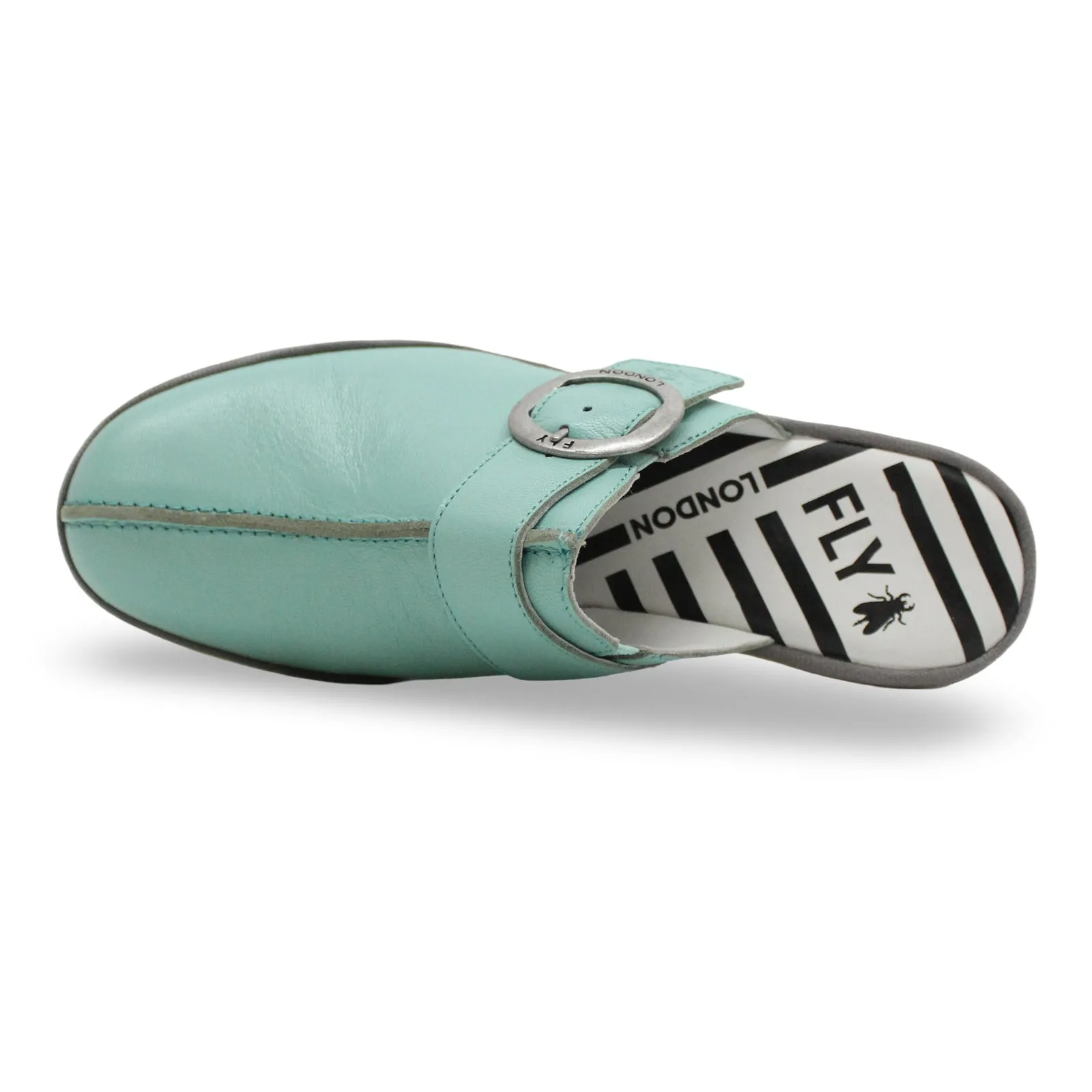 Fly London BLOK586FLY Mousse Leather Women's Heels Sandals