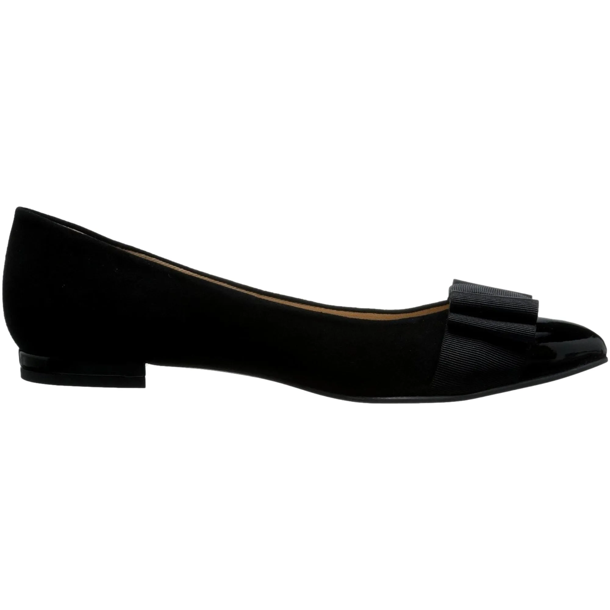 French Sole Onstage Black Patent / Black Suede  F-ONSTAGE-PTNT-SUEDE-001 Women's
