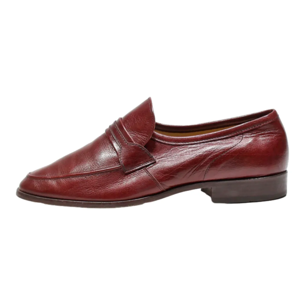 GALLUS Loafer Shoes Brown Leather Mens UK 7.5