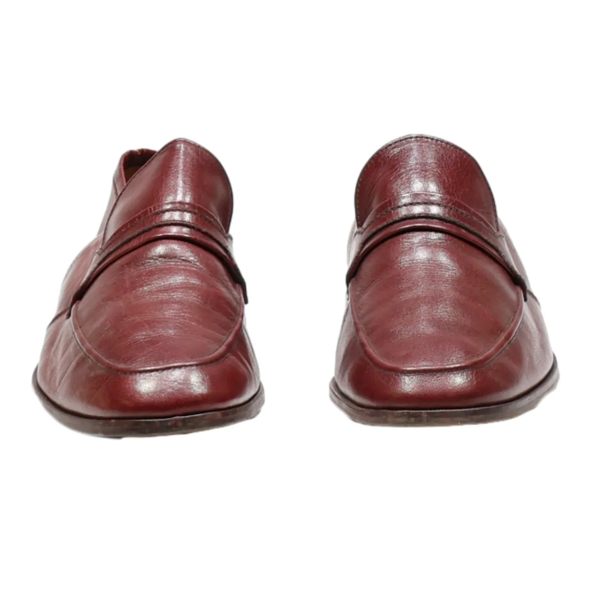 GALLUS Loafer Shoes Brown Leather Mens UK 7.5