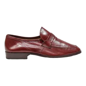 GALLUS Loafer Shoes Brown Leather Mens UK 7.5