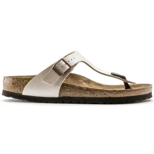 'Gizeh BS' women's slide toe sandal - Off white