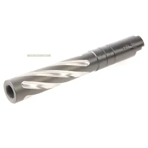 GK Tactical Stainless Steel Tornado Outer Barrel for Tokyo Marui Hi-Capa 5.1 GBB - Black