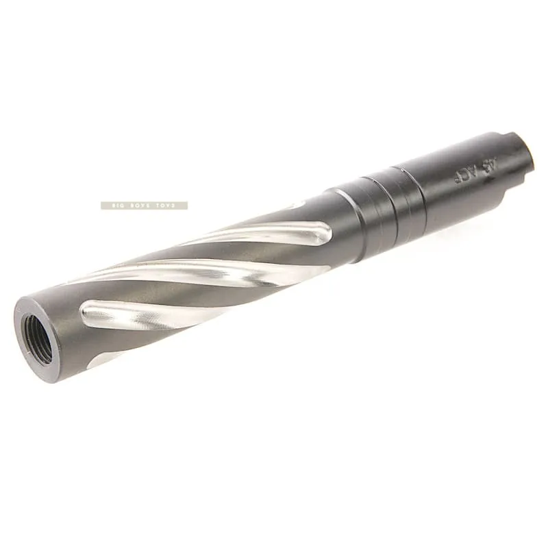 GK Tactical Stainless Steel Tornado Outer Barrel for Tokyo Marui Hi-Capa 5.1 GBB - Black