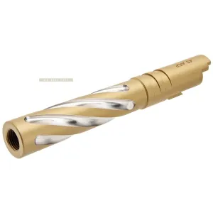 GK Tactical Stainless Steel Tornado Outer Barrel for Tokyo Marui Hi-Capa 5.1 GBB - Gold