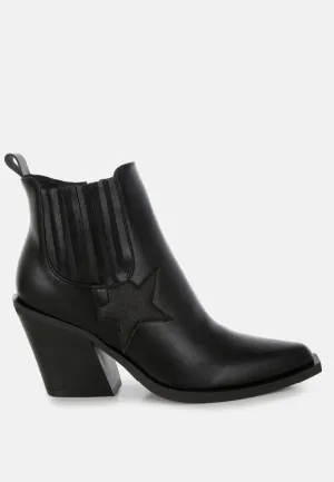 Glitter Star Detail Chelsea Boots By RUW