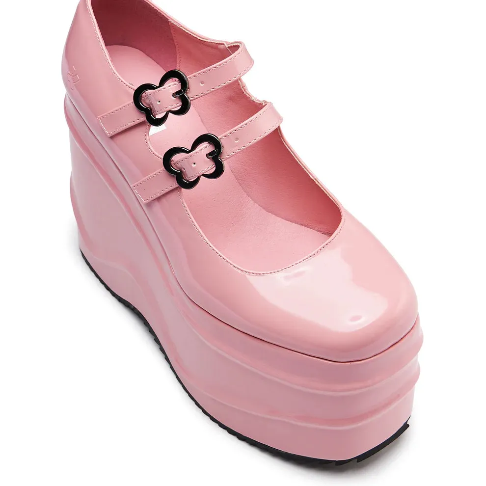 Good Fairy Princess Mega Platform Mary Janes - Pink-Size 7-Clearance