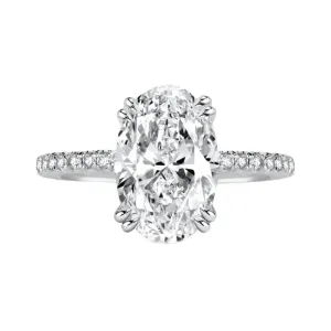 Gorgeous Oval Cut Diamond Engagement Ring