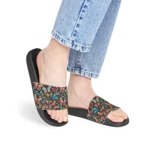 Graphic Butterflies Slide Sandals for Summer Vibe