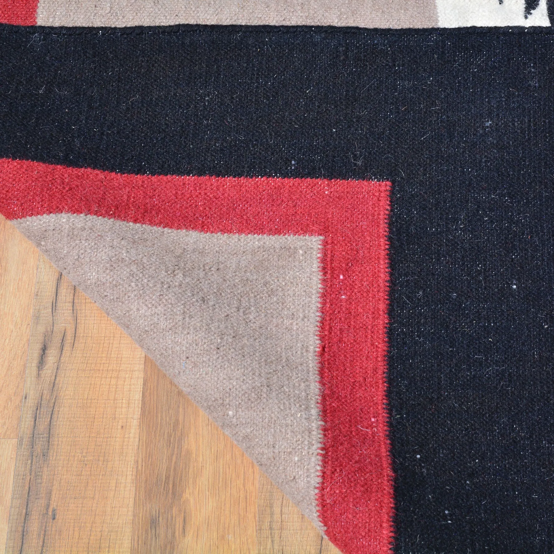Hand-Woven Navajo Design Southwestern Style Rug (Size 9.11 X 13.7) Cwral-7626