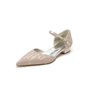 High Heels with Intricate Lace Detailing