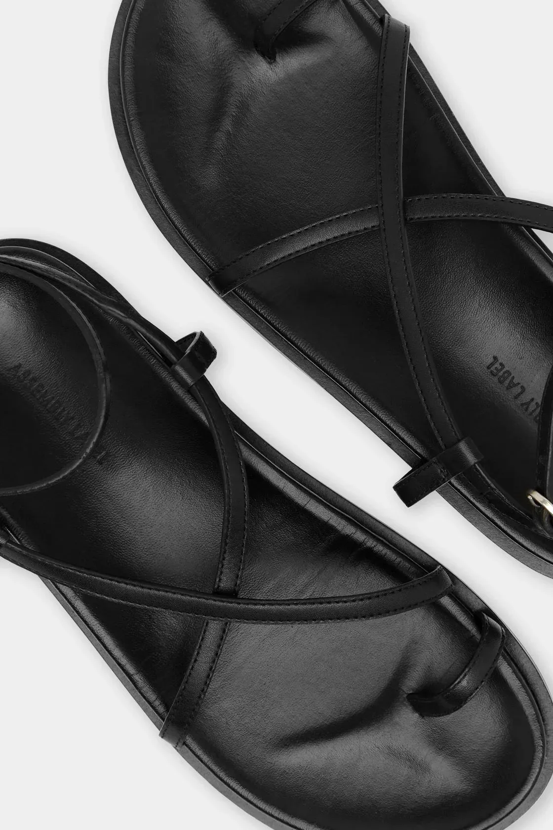 Hilary Leather Sandal - Black