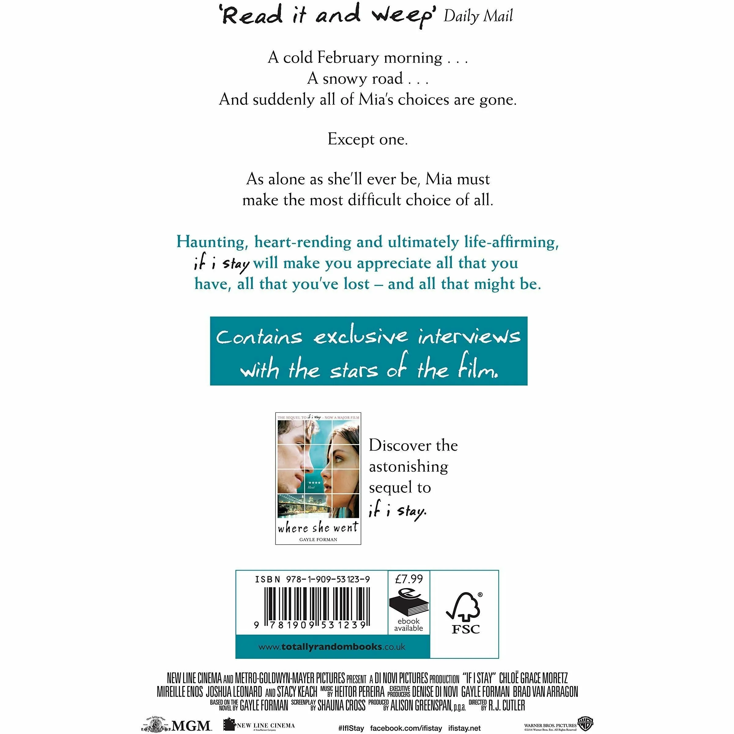If I Stay By Gayle Forman