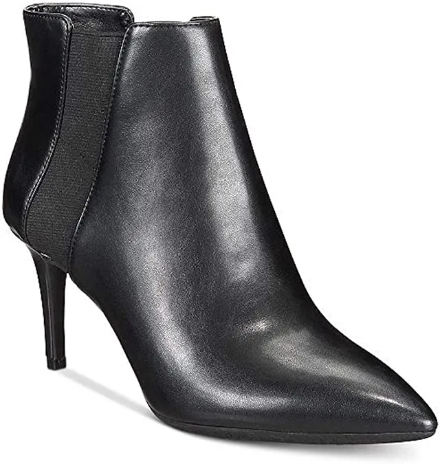 INC International Concepts Womens Irsia Pointed Toe Ankle, Black, Size 9.0