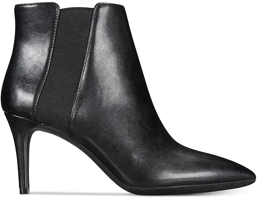 INC International Concepts Womens Irsia Pointed Toe Ankle, Black, Size 9.0