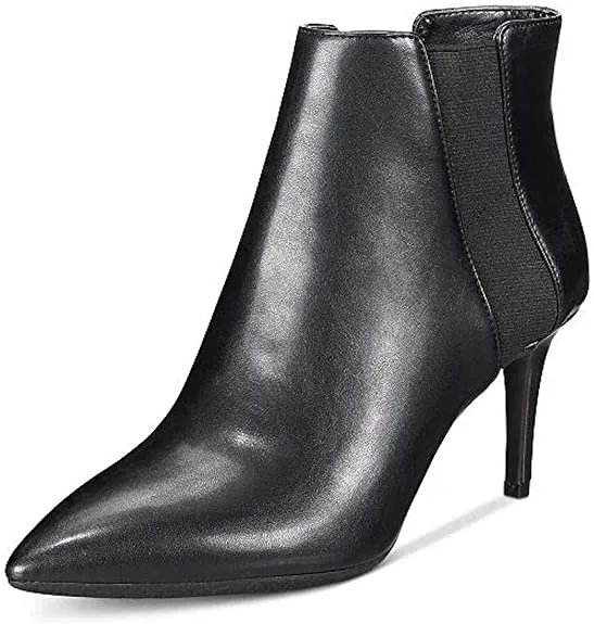 INC International Concepts Womens Irsia Pointed Toe Ankle, Black, Size 9.0