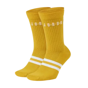 Jordan Legacy Crew Socks 'Sulfur/White'