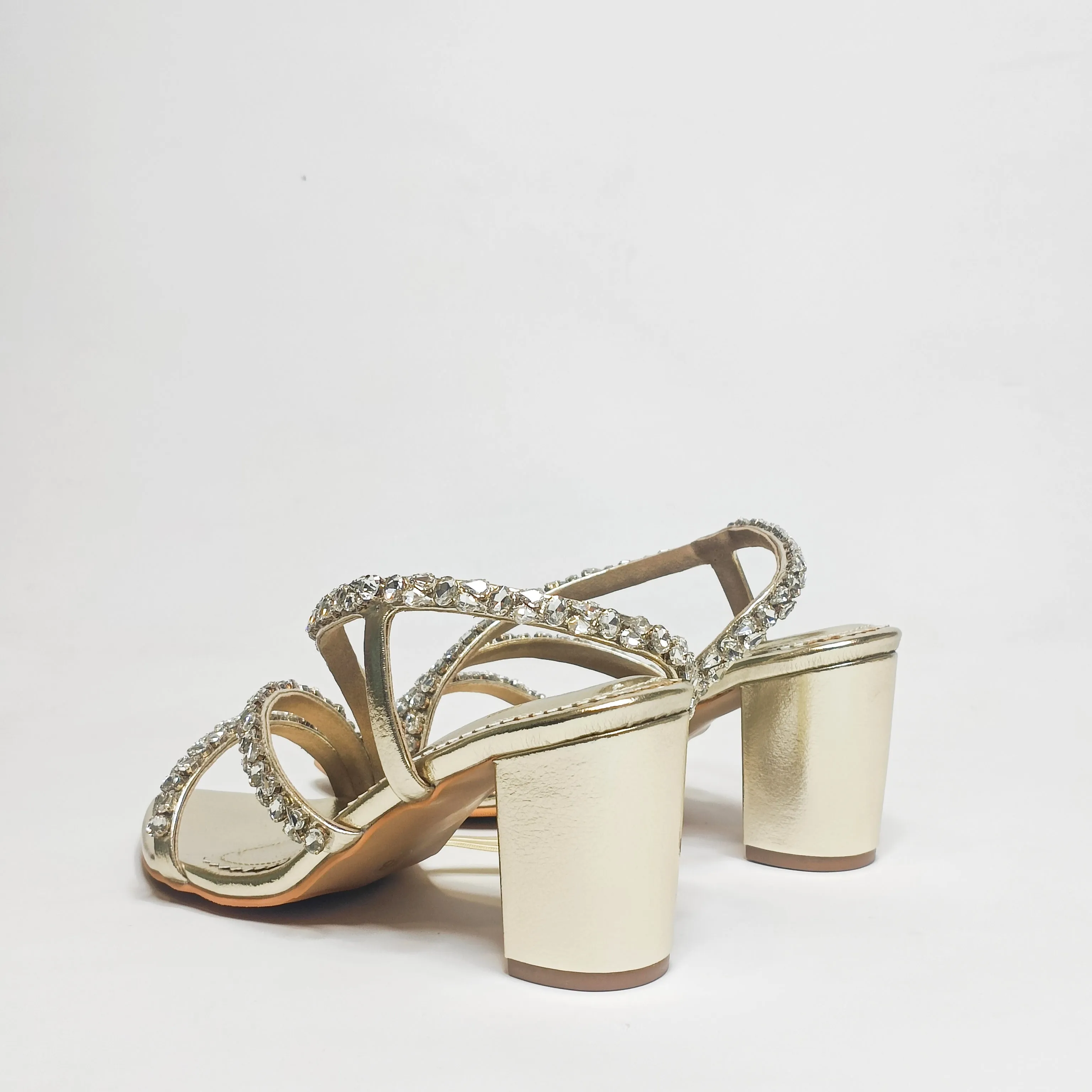 Kiara Embellished Block Heels