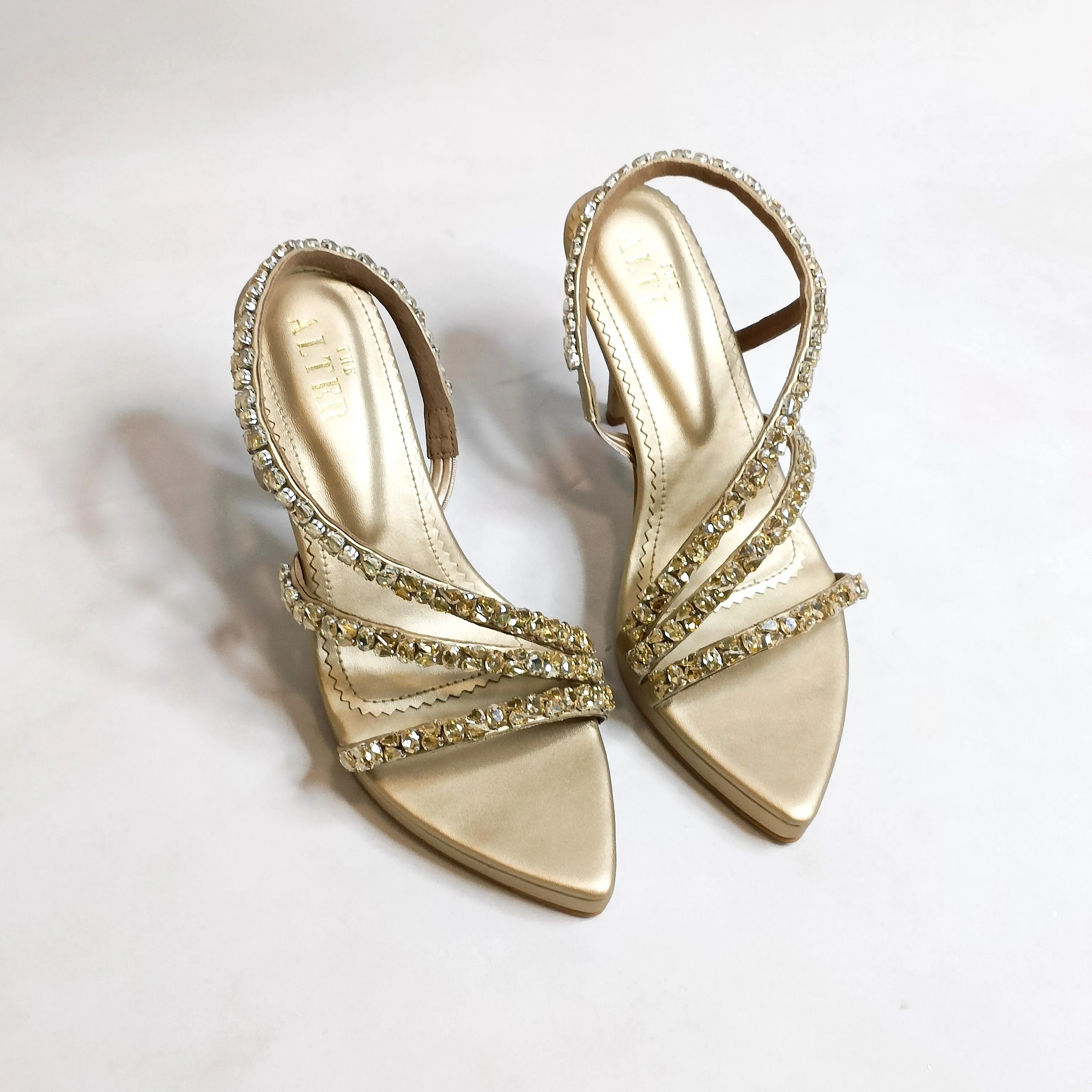 Kiara Embellished Platform Stilettos